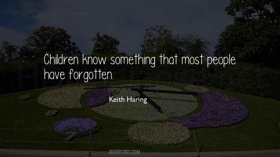 Quotes About Forgotten People #172284