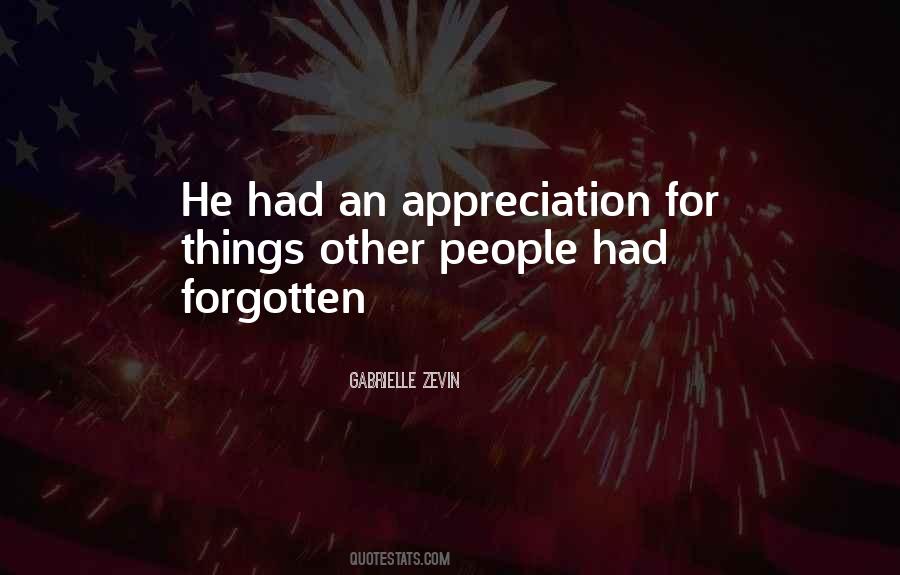 Quotes About Forgotten People #751000