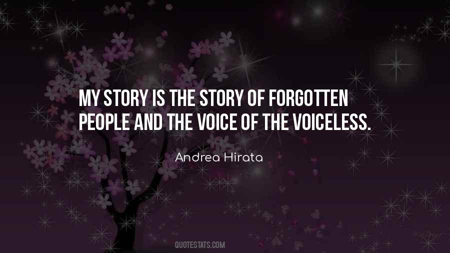 Quotes About Forgotten People #898022