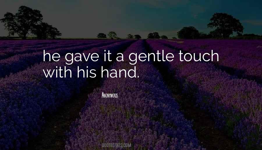 His Hand Quotes #1763127