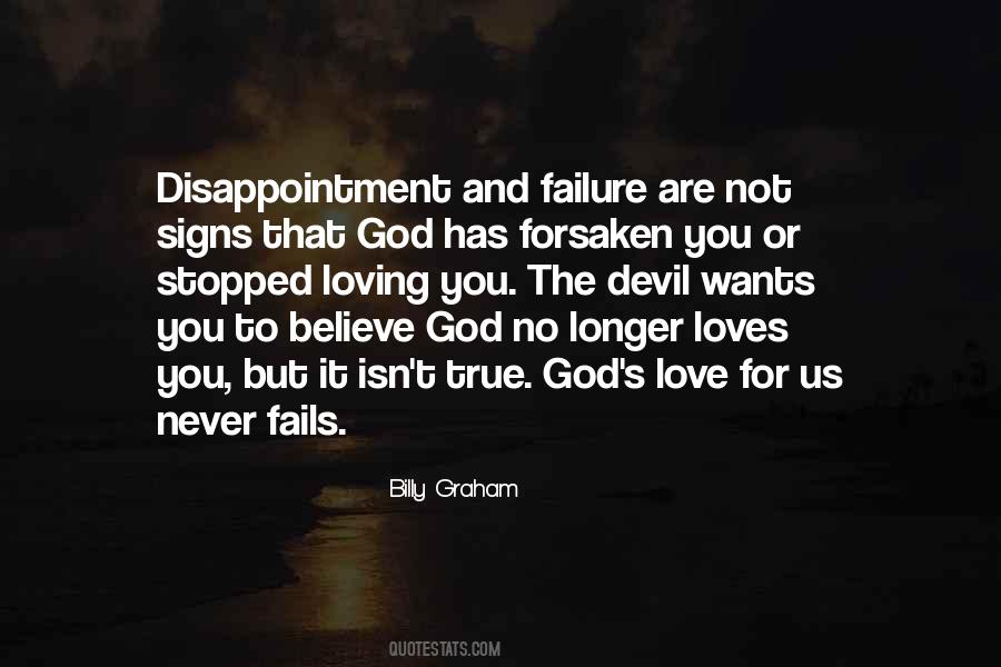 His Love Never Fails Quotes #843973