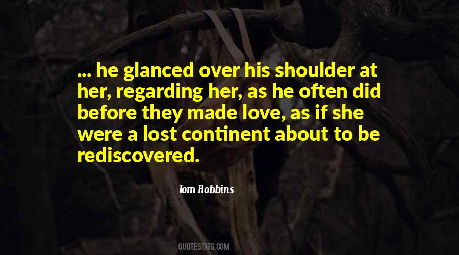 His Shoulder Love Quotes #1468560