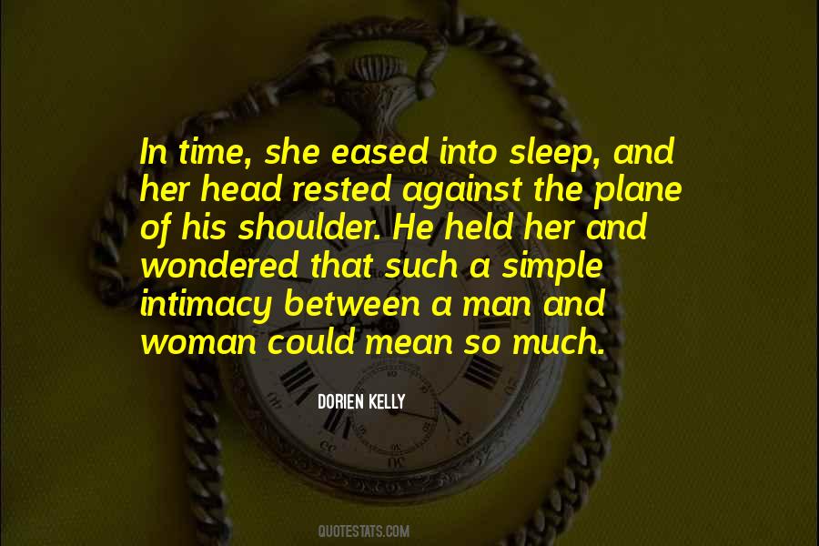 His Shoulder Love Quotes #1507346