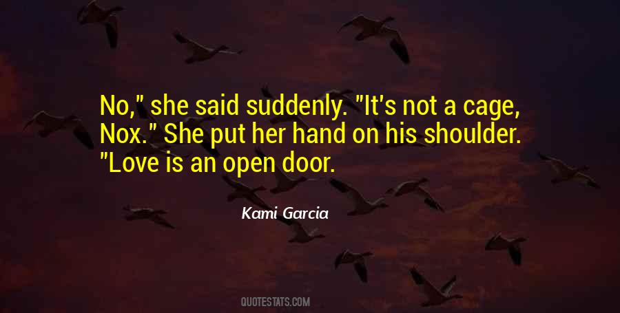 His Shoulder Love Quotes #903538