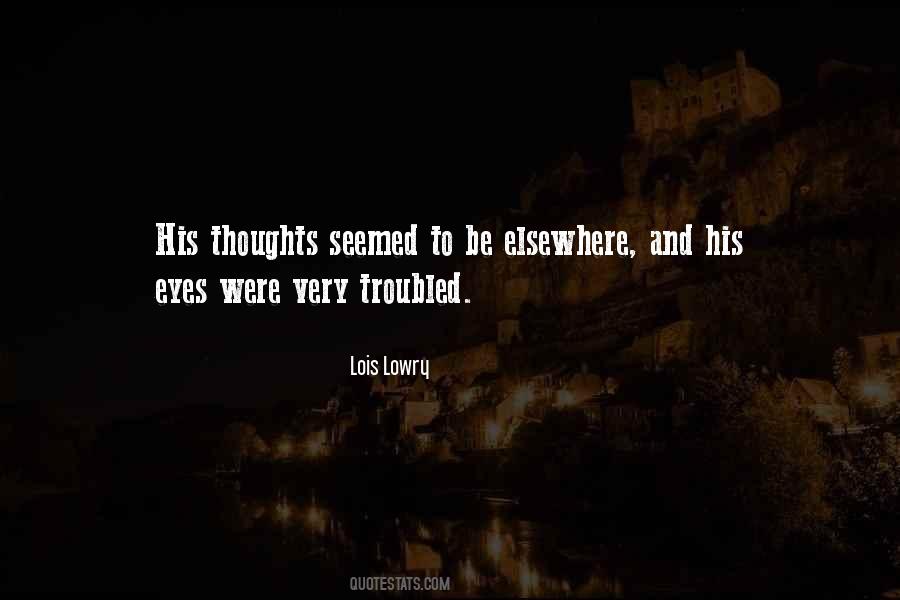 His Thoughts Quotes #1133512
