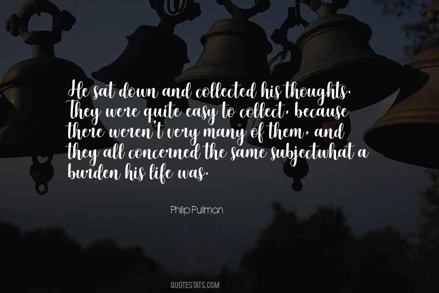 His Thoughts Quotes #1154198