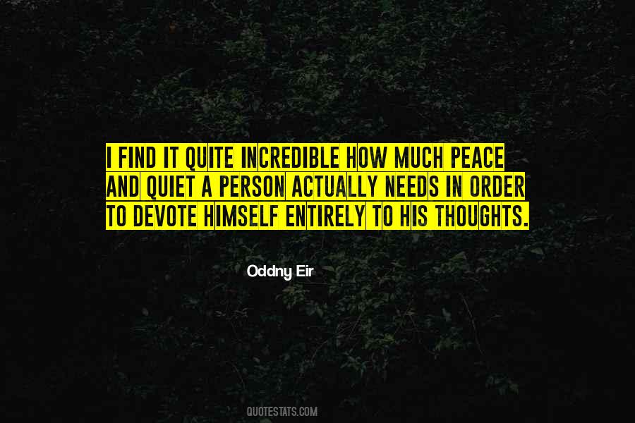 His Thoughts Quotes #1158489