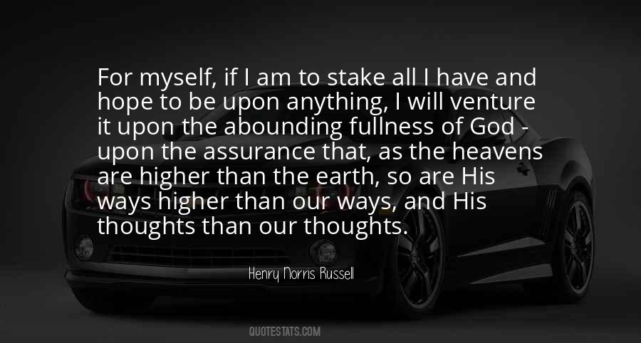 His Thoughts Quotes #1162048