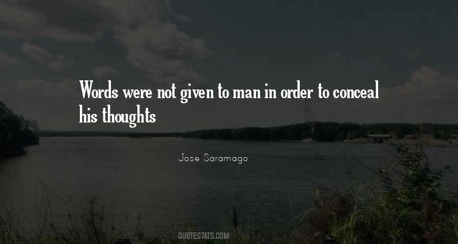 His Thoughts Quotes #1259870