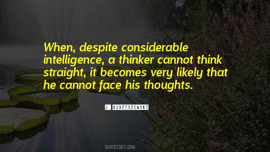 His Thoughts Quotes #1374119