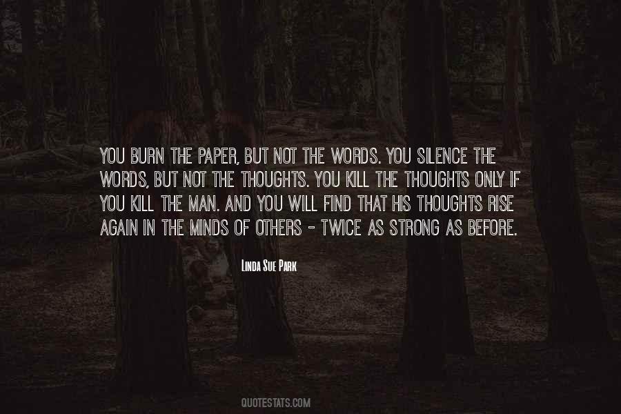 His Thoughts Quotes #1408894