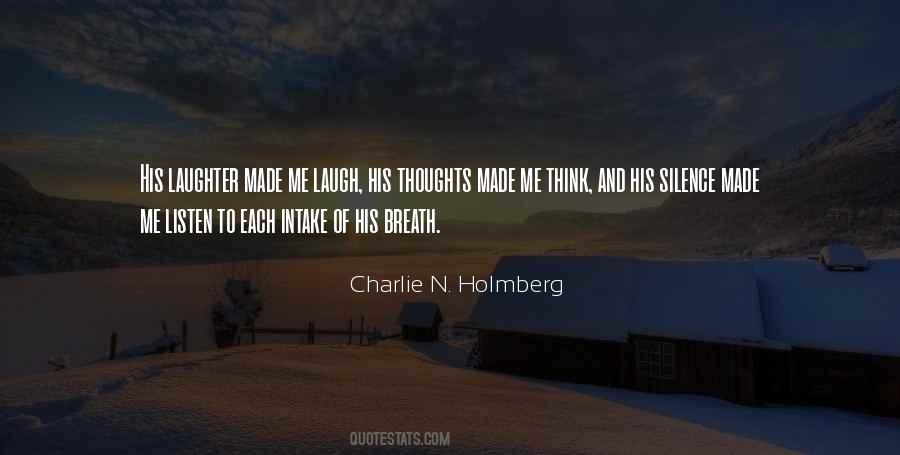 His Thoughts Quotes #56524