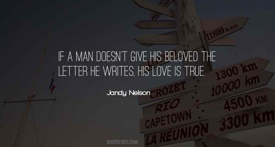 His True Love Quotes #536213