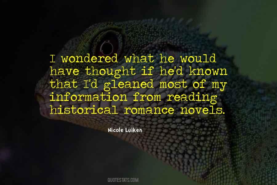 Historical Romance Novels Quotes #361836
