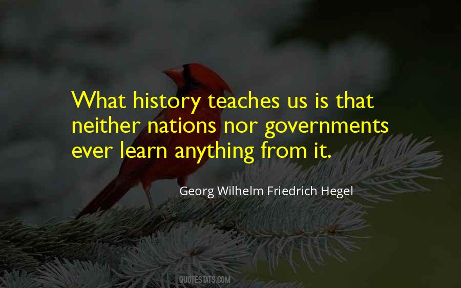 History Teaches Us Quotes #1426110