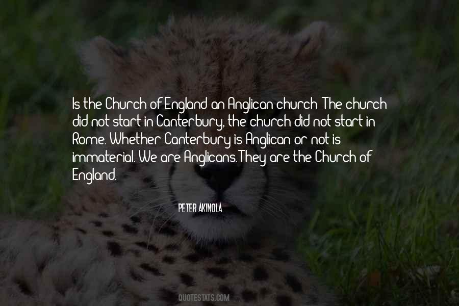 Quotes About The Church Of England #1596247