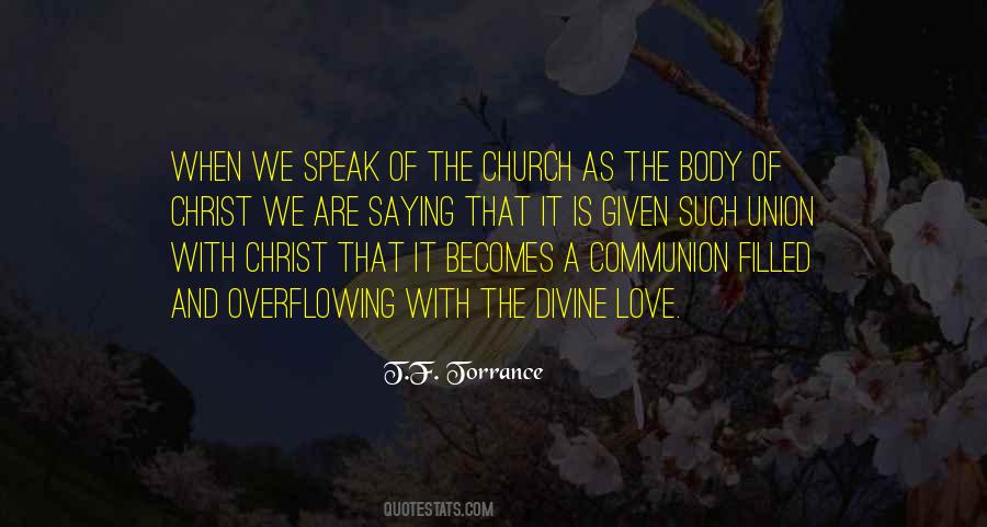 Quotes About The Church Of Christ #14177