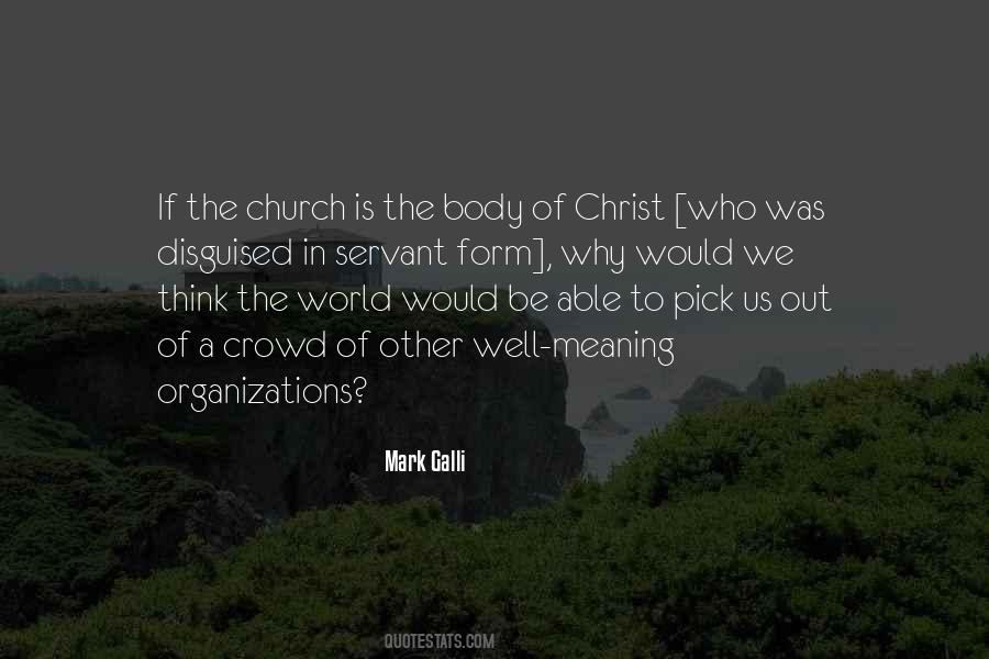 Quotes About The Church Of Christ #149376
