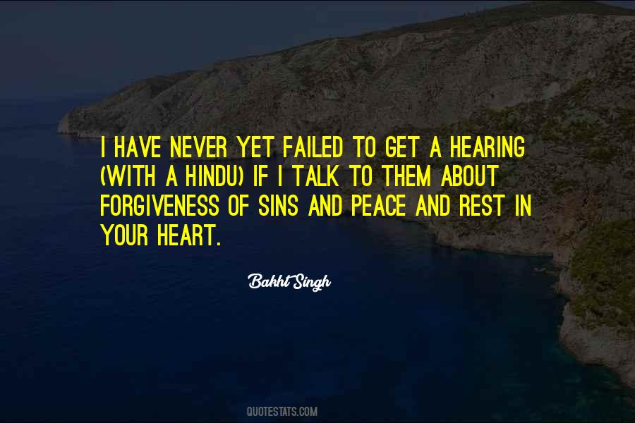 Quotes About Forgiveness And Peace #1436239