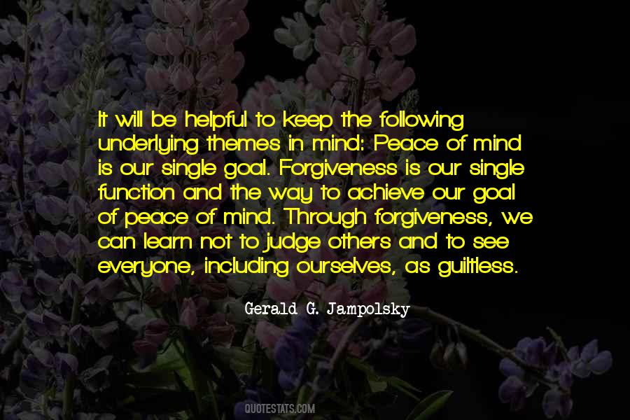 Quotes About Forgiveness And Peace #377953