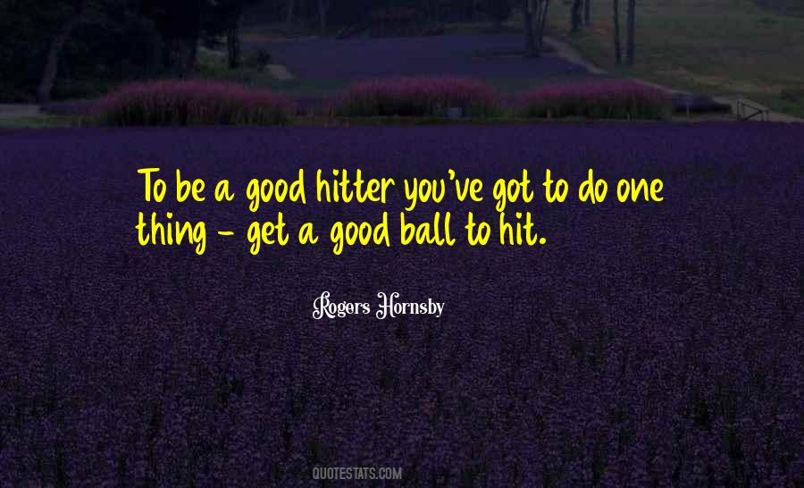 Hitter Quotes #620296