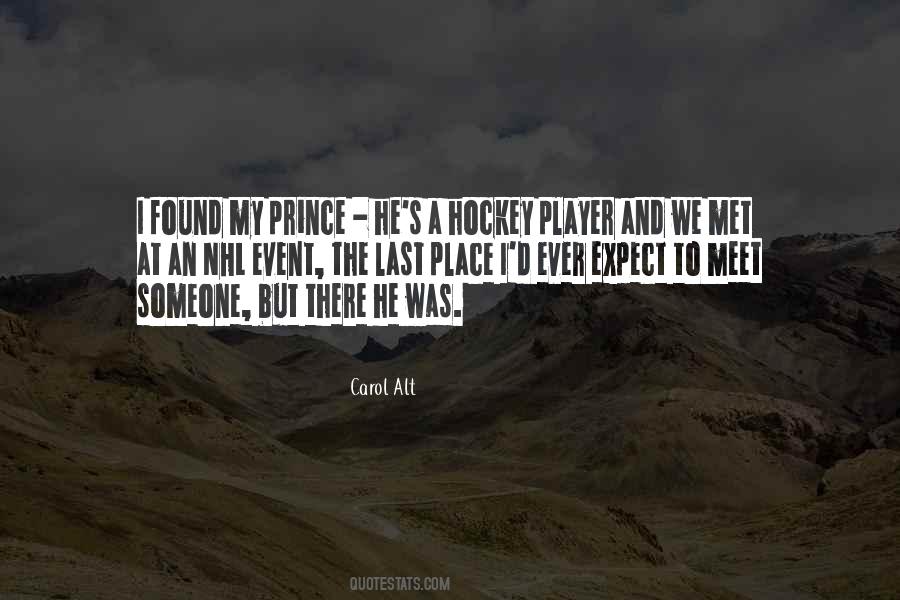 Hockey Player Quotes #1306129
