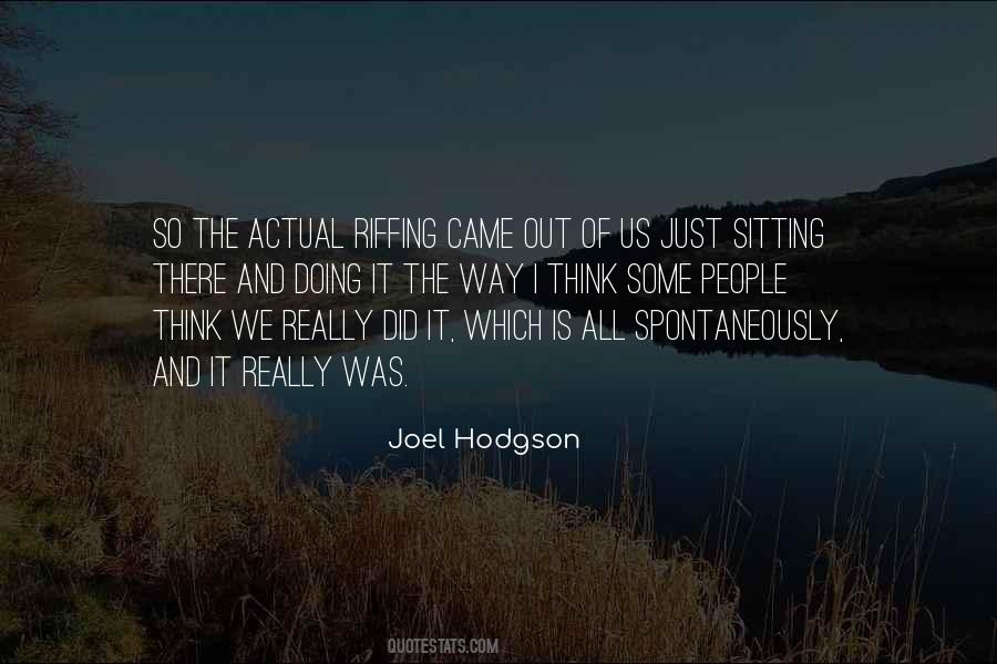Hodgson Quotes #94895