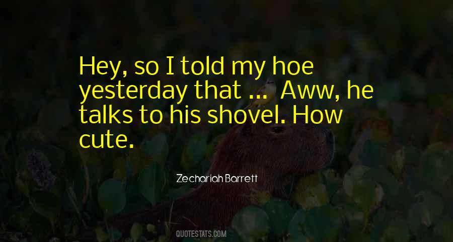 Hoe Quotes #674818