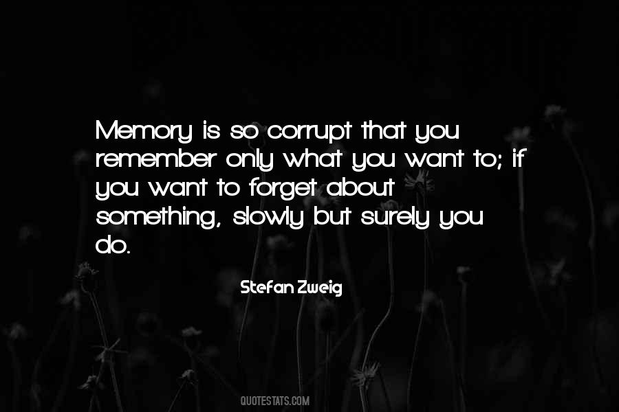 Quotes About Forget Memories #298922