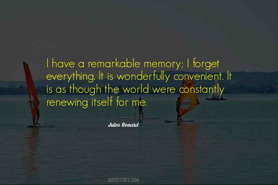 Quotes About Forget Memories #331465