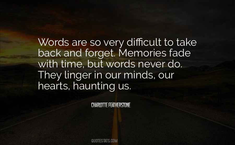 Quotes About Forget Memories #574118