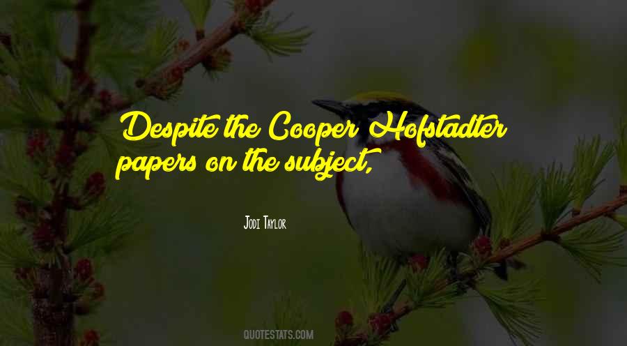 Hofstadter Quotes #481548