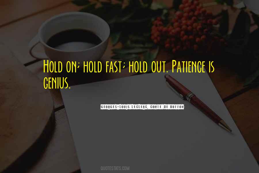 Hold Fast Quotes #631431