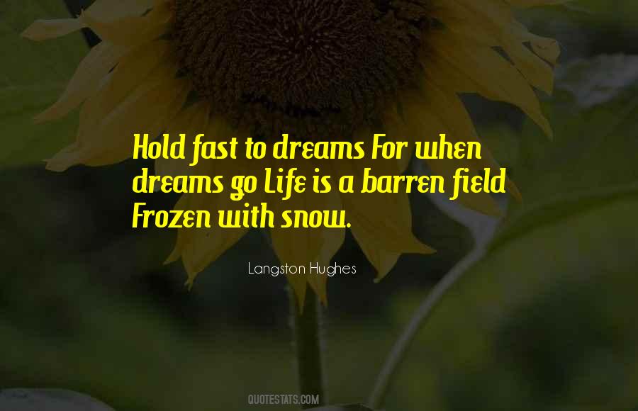 Hold Fast To Dreams Quotes #1573936