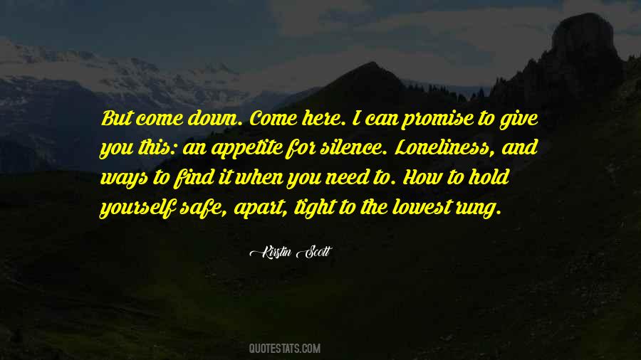 Hold It Tight Quotes #1093569