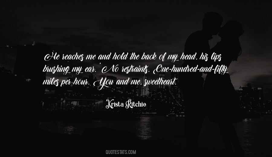 Hold Me Back Quotes #565618