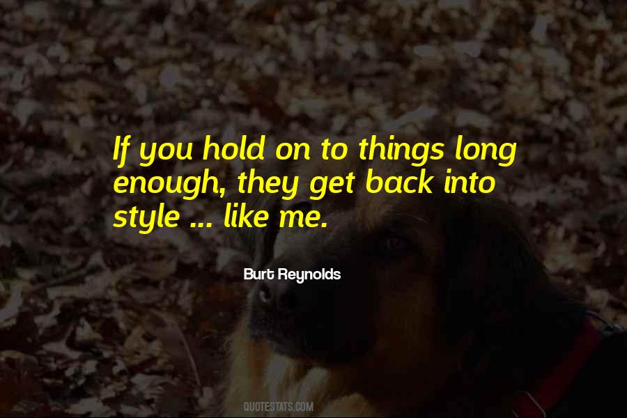 Hold Me Back Quotes #789179