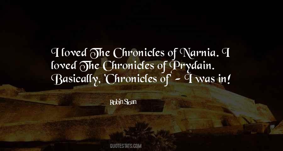 Quotes About The Chronicles Of Narnia #1426452