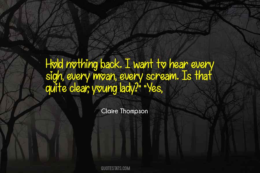 Hold Nothing Back Quotes #1438652