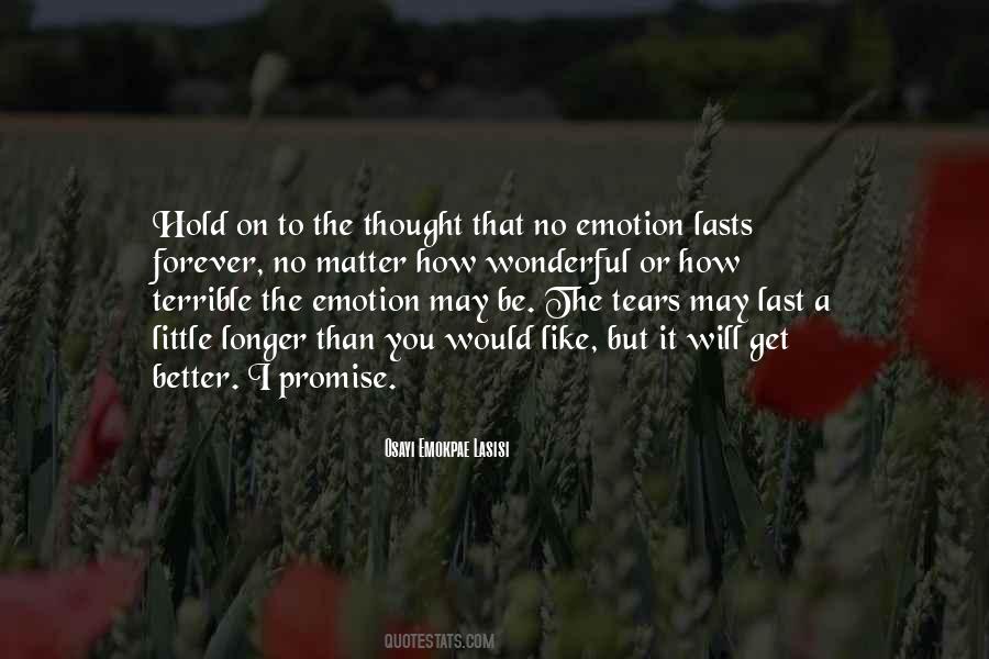 Hold On Forever Quotes #1054387