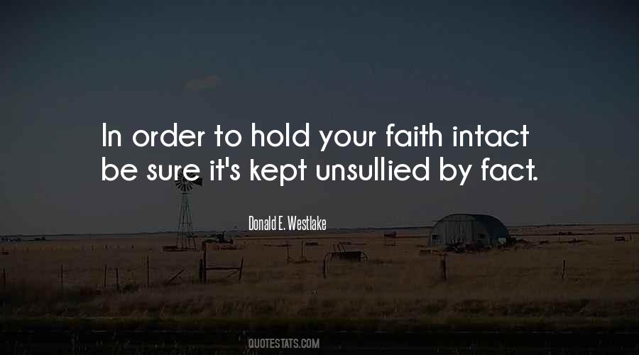 Hold Onto Faith Quotes #162051