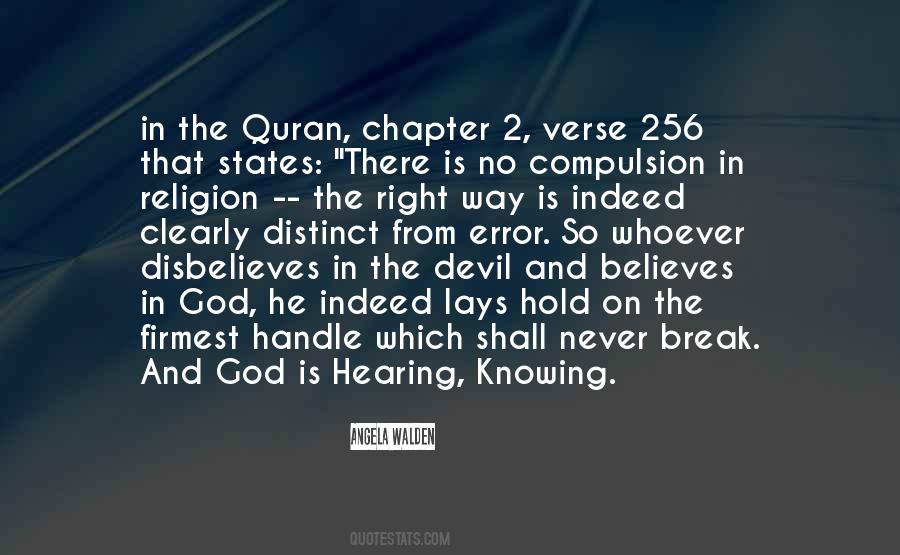 Hold Onto God Quotes #137107