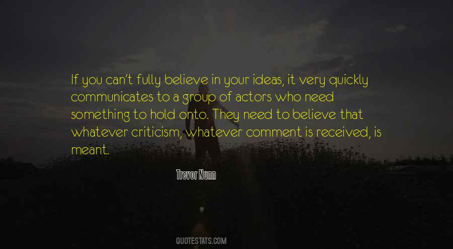 Hold Onto Quotes #1049212