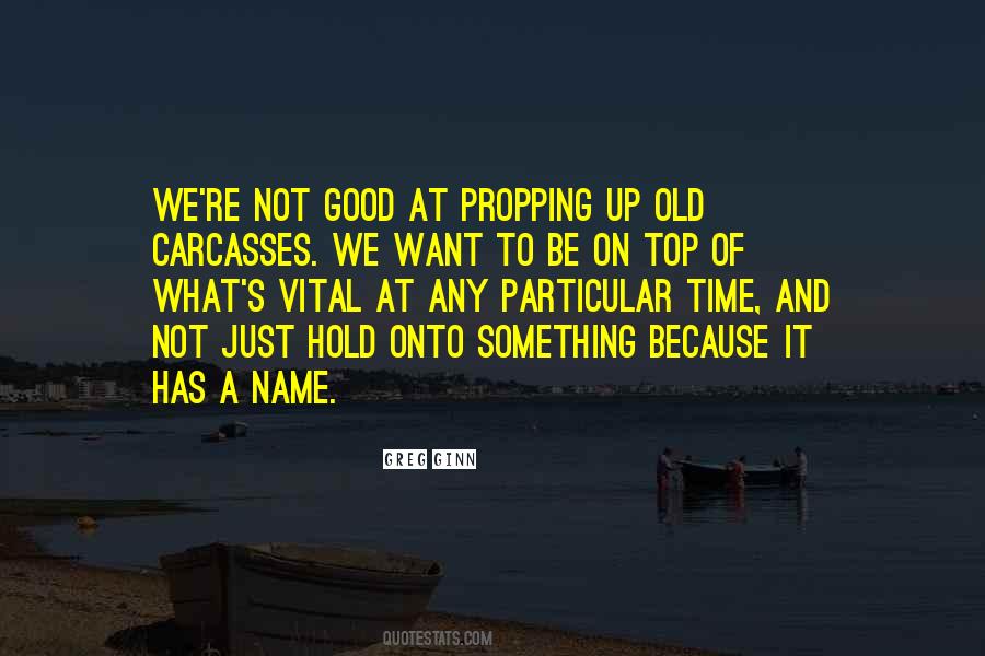 Hold Onto Something Quotes #155549