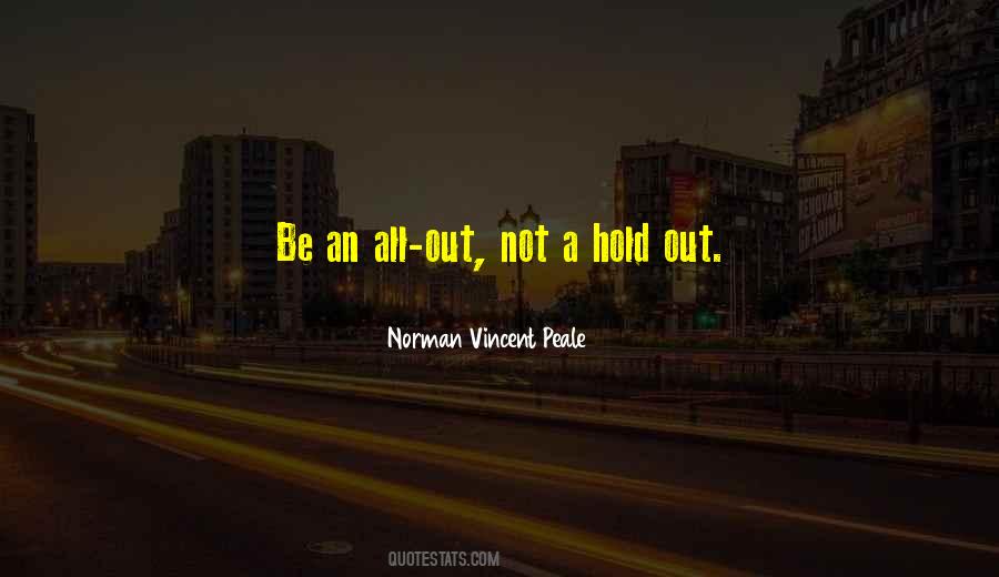 Hold Out Quotes #1639677