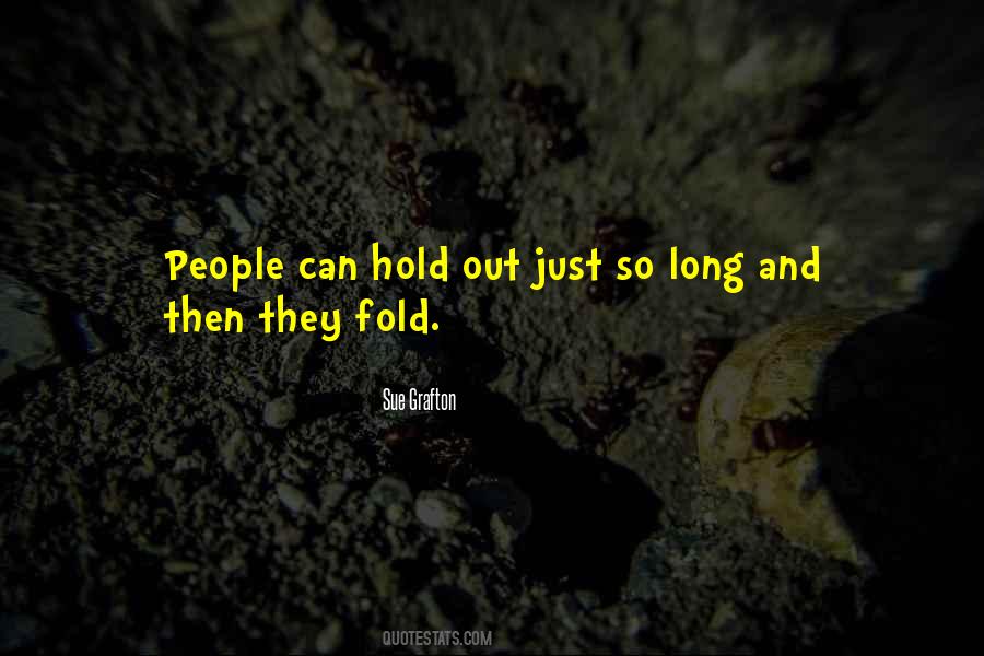 Hold Out Quotes #845809