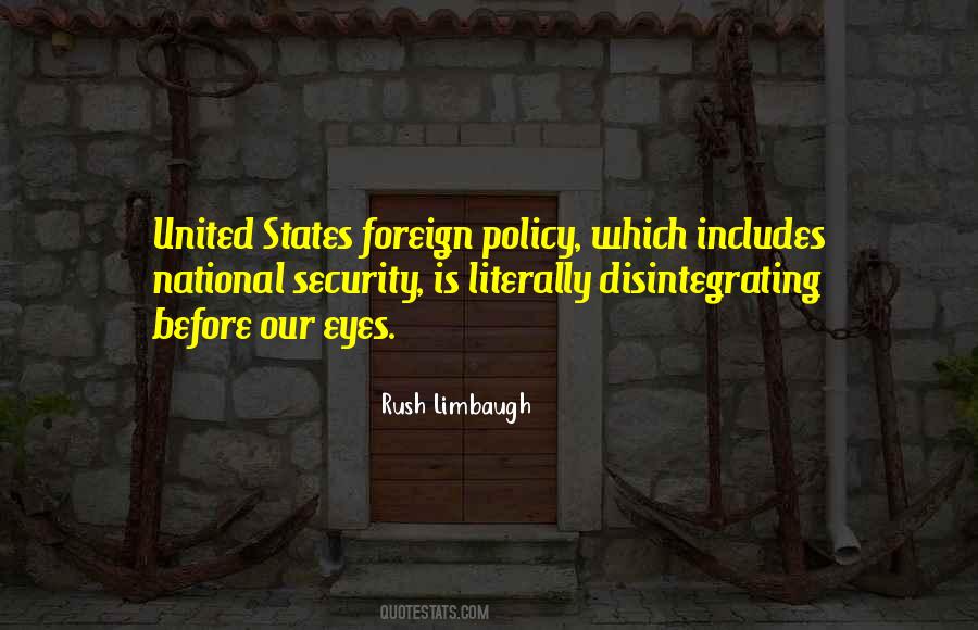 Quotes About Foreign Policy In The United States #1607046