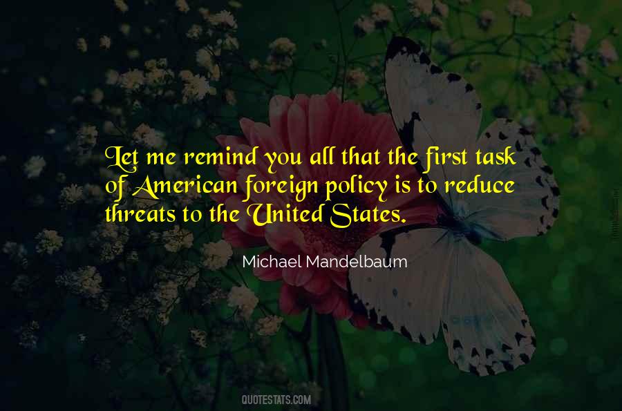 Quotes About Foreign Policy In The United States #42948
