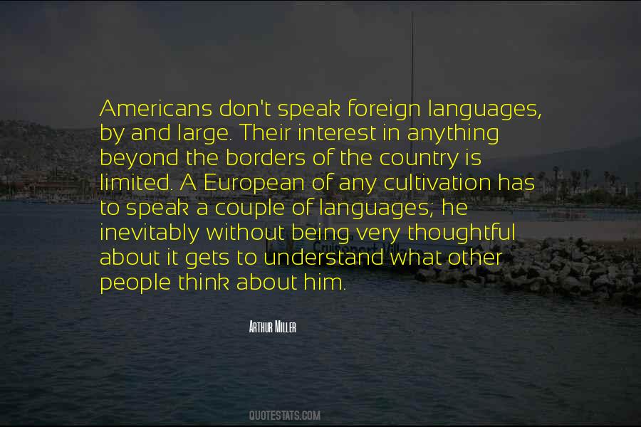 Quotes About Foreign Languages #1268556