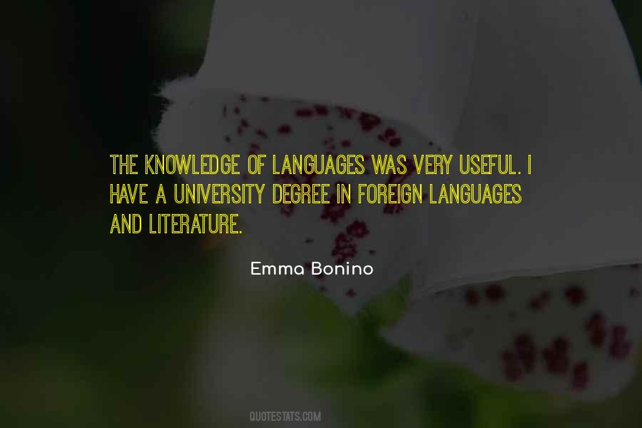 Quotes About Foreign Languages #1438118